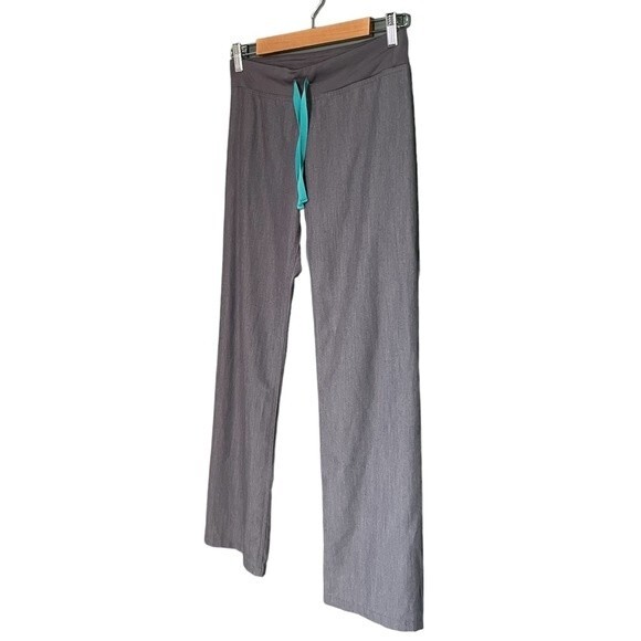 Figs Livingston Basic Scrub Pants Yoga Waistband Straight Leg Gray Size XXS 2XS - Picture 5 of 12